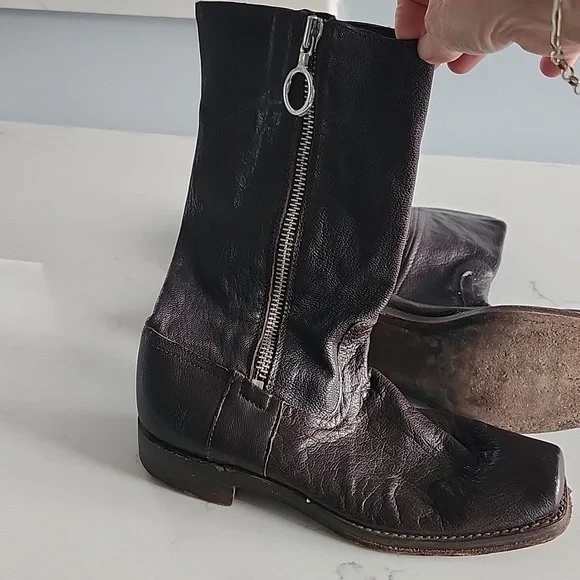Frye Dark Brown Boots - Picture 2 of 7